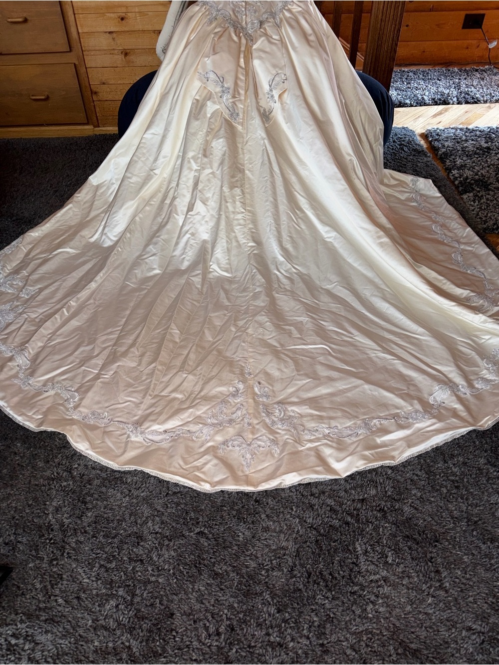 Vintage 2002 Eve of Milady Style 4117 Wedding Gown. Size 12 unaltered - Picture 11 of 14